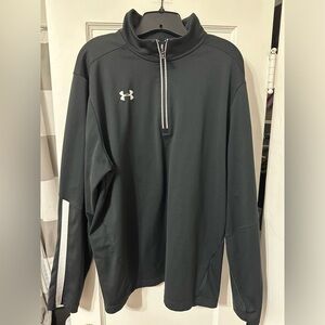 Under Armour Men's Black Performance Jacket with White Accents